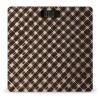 Brown and White Weight Scale High Precision Digital Body Scale Cute Compact Slim Bathroom Scale Sleek Modern Personal Body Weighing Machine for Bedroom Kitchen and Bathroom view 1