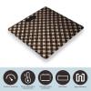 Brown and White Weight Scale High Precision Digital Body Scale Cute Compact Slim Bathroom Scale Sleek Modern Personal Body Weighing Machine for Bedroom Kitchen and Bathroom view 3