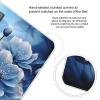 Blooming Blue Flowers Weight Scale High Precision Digital Body Scale Cute Compact Slim Bathroom Scale Sleek Modern Personal Body Weighing Machine for Bedroom Kitchen and Bathroom view 4