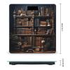 Books on The Bookshelf Weight Scale High Precision Digital Body Scale Cute Compact Slim Bathroom Scale Sleek Modern Personal Body Weighing Machine for Bedroom Kitchen and Bathroom view 2