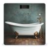 Vintage Bathtub Weight Scale High Precision Digital Body Scale Cute Compact Slim Bathroom Scale Sleek Modern Personal Body Weighing Machine for Bedroom Kitchen and Bathroom view 1