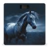 Blue Horse Weight Scale High Precision Digital Body Scale Cute Compact Slim Bathroom Scale Sleek Modern Personal Body Weighing Machine for Bedroom Kitchen and Bathroom view 1