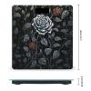 Rose Gothic Weight Scale High Precision Digital Body Scale Cute Compact Slim Bathroom Scale Sleek Modern Personal Body Weighing Machine for Bedroom Kitchen and Bathroom view 2