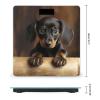 Dog Dachshund Weight Scale High Precision Digital Body Scale Cute Compact Slim Bathroom Scale Sleek Modern Personal Body Weighing Machine for Bedroom Kitchen and Bathroom view 2
