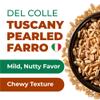 Del Colle Tuscany Pearled Farro, 1.1 LB (500 g) Italian Whole Grain. Good Source of Fiber for Mediterranean Diet, Salads and Soups. Sproutable, Vegan, Kosher. (Pack of 1) view 3