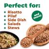 Del Colle Tuscany Pearled Farro, 1.1 LB (500 g) Italian Whole Grain. Good Source of Fiber for Mediterranean Diet, Salads and Soups. Sproutable, Vegan, Kosher. (Pack of 1) view 4