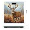 Buck Deer Weight Scale High Precision Digital Body Scale Cute Compact Slim Bathroom Scale Sleek Modern Personal Body Weighing Machine for Bedroom Kitchen and Bathroom view 2