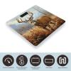 Buck Deer Weight Scale High Precision Digital Body Scale Cute Compact Slim Bathroom Scale Sleek Modern Personal Body Weighing Machine for Bedroom Kitchen and Bathroom view 3