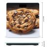 Chocolate Cookie Weight Scale High Precision Digital Body Scale Cute Compact Slim Bathroom Scale Sleek Modern Personal Body Weighing Machine for Bedroom Kitchen and Bathroom view 2