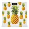 Yellow Pineapple on White Background Illustration Weight Scale High Precision Digital Body Scale Cute Compact Slim Bathroom Scale Sleek Modern Personal Body Weighing Machine For Bedroom Kitchen And Ba view 1