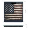 American Flag Weight Scale High Precision Digital Body Scale Cute Compact Slim Bathroom Scale Sleek Modern Personal Body Weighing Machine for Bedroom Kitchen and Bathroom view 2