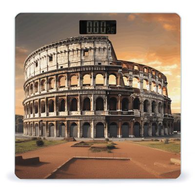 Ancient Colosseum Weight Scale High Precision Digital Body Scale Cute Compact Slim Bathroom Scale Sleek Modern Personal Body Weighing Machine for Bedroom Kitchen and Bathroom
