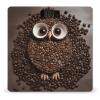 Coffee Bean Owl Weight Scale High Precision Digital Body Scale Cute Compact Slim Bathroom Scale Sleek Modern Personal Body Weighing Machine for Bedroom Kitchen and Bathroom view 1