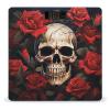 Skull Rose Red Weight Scale High Precision Digital Body Scale Cute Compact Slim Bathroom Scale Sleek Modern Personal Body Weighing Machine for Bedroom Kitchen and Bathroom view 1