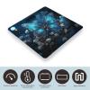 Blue Butterfly and Moon Weight Scale High Precision Digital Body Scale Cute Compact Slim Bathroom Scale Sleek Modern Personal Body Weighing Machine for Bedroom Kitchen and Bathroom view 3
