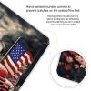 4th of July Patriotic Old Red Truck Weight Scale High Precision Digital Body Scale Cute Compact Slim Bathroom Scale Sleek Modern Personal Body Weighing Machine for Bedroom Kitchen and Bathroom view 4
