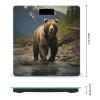 Brown Bear Weight Scale High Precision Digital Body Scale Cute Compact Slim Bathroom Scale Sleek Modern Personal Body Weighing Machine for Bedroom Kitchen and Bathroom view 2