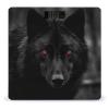 Black Red Eyed Wolf Weight Scale High Precision Digital Body Scale Cute Compact Slim Bathroom Scale Sleek Modern Personal Body Weighing Machine for Bedroom Kitchen and Bathroom view 1