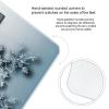 Transparent Snowflake Weight Scale High Precision Digital Body Scale Cute Compact Slim Bathroom Scale Sleek Modern Personal Body Weighing Machine for Bedroom Kitchen and Bathroom view 4