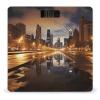 Chicago Weight Scale High Precision Digital Body Scale Cute Compact Slim Bathroom Scale Sleek Modern Personal Body Weighing Machine for Bedroom Kitchen and Bathroom view 1