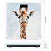 Clever Giraffe Weight Scale High Precision Digital Body Scale Cute Compact Slim Bathroom Scale Sleek Modern Personal Body Weighing Machine for Bedroom Kitchen and Bathroom view 2