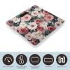 Flowers with Pink and Green Leaves Weight Scale High Precision Digital Body Scale Cute Compact Slim Bathroom Scale Sleek Modern Personal Body Weighing Machine for Bedroom Kitchen and Bathroom view 3