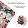 Flowers with Pink and Green Leaves Weight Scale High Precision Digital Body Scale Cute Compact Slim Bathroom Scale Sleek Modern Personal Body Weighing Machine for Bedroom Kitchen and Bathroom view 4