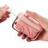2 Pack Floss Pick Dispenser, Automatic Pop Up Refillable Floss Organizer with 50 Dental Floss Picks, Portable Travel Oral Care Kit(Pink-A) view 1