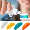 Multifunctional Manual Toothpaste Dispenser - No Waste Tube Squeezer for Easy Use (1/4 Pack)(Red) view 2