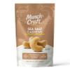 Munch Craft Sea Salt Cashews - (Pure & Simple) Crunchy Air-Roasted Nuts, Oil-Free No Artificial Colors or Flavors 4.4 oz (125g) Resealable Bag view 1