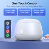 CALOTO Ultrasonic Retainer Cleaner Machine, 52kHz Ultrasonic Denture Cleaner for Night Guards, Braces, Aligner, Toothbrush, Jewelry and More, Dental Cleaning Pod with Digital Timer & 250ML, White view 4