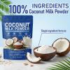 8oz Coconut Milk Powder - 100% Natural Dairy Free Creamer Alternative, Unsweetened, Vegan & No Maltodextrin, Plant Based Coconut Powder for Coffee, Smoothies & Baking (226g) view 4