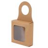 Walfront Kraft Paper Wine Bottle Box, Foldable and Sturdy, 25 Count for Gifts and Decorations view 2