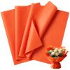 150 Sheets Orange Tissue Paper Bulk 14x20 Inch view 1