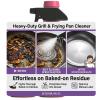 dfgsxifc Heavy-Duty Grill & Frying Pan Cleaner, 120ml Fast-Acting Heavy-Duty Grill Degreaser Spray, Bbq Grate Cleaner Spray for Outdoor Grills, Household Cleaners for Stove Top, Drip Pans (1PC) view 4