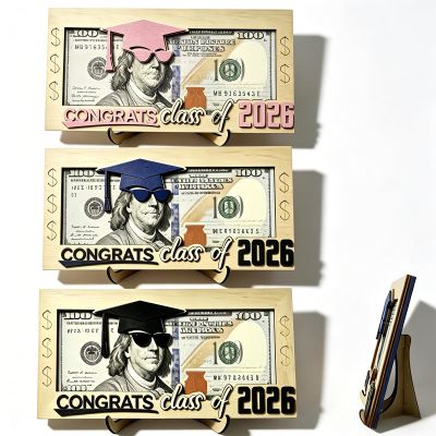 Graduation Money Holder 2026, Sunglasses Funny Graduation 2026 Money Holder, Funny 100 Dollar Bill Graduations Cards Moneys Holders for Students Him Her Party Senior College (3 PCS)