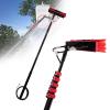 JIIPOREGJ Telescopic Window Cleaning Brush with Squeegee, 12-39Ft Extendable Cleaner Conservatory Roof for Photovoltaic Panel,20Ft/6M,20Ft/6M,12Ft/3.6M view 1