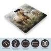 Animals Embroidery Paintings Horses Scale for Body Weight LED Display Sturdy Tempered Glass Digital Bathroom Scale Anti-Slip Highly Accurate Digital Weighing Machine for People 400lb Capacity view 3