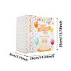 12 Day Birthday Countdown Calendar, Fillable Birthday Arrival Calendar, DIY Fill Your Own Countdown Box for Home Celebration Daily Surprise Gift Party Favor Drawstring Bag Packs (White-1pc) view 3