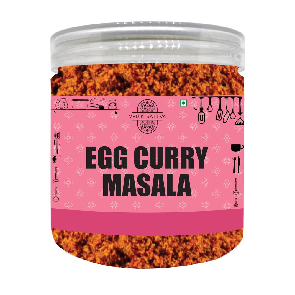 Vedik Sattva Egg Curry Masala Rich & Spicy Indian Curry Mix