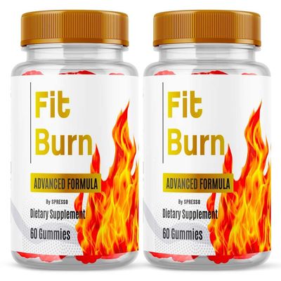 (2 Pack) FitBurn ACV Gummies, Official FitBurn Supplement Gummys with Premium Ingredients, Advanced Formula Support for Overall Health & Wellness Reviews (120 Gummies)