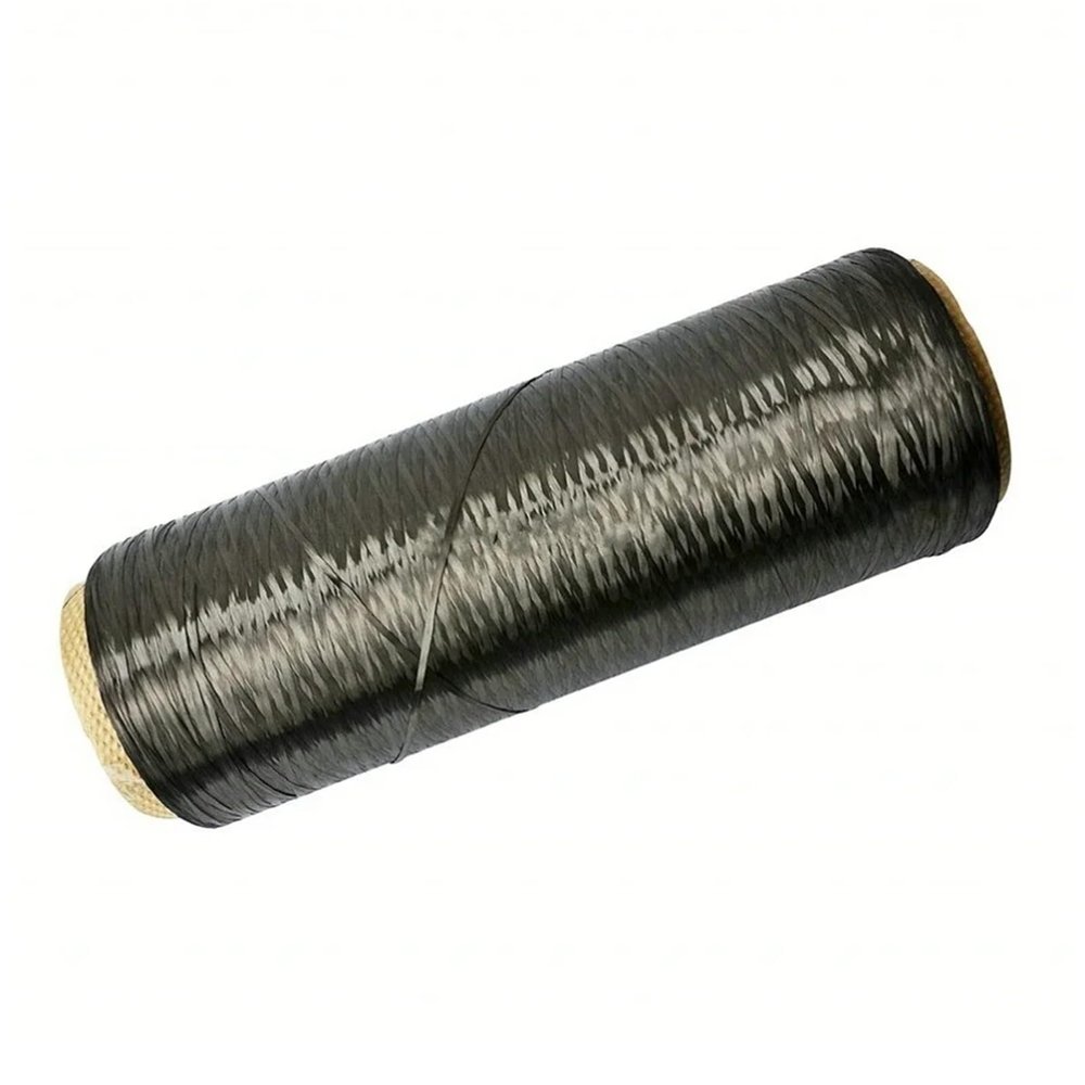 10Meters/roll Carbon Fiber Wire High Temperature Resistance Conductive and Tensile Resistance Conductive Heating Wire(24K(12MMX10M))
