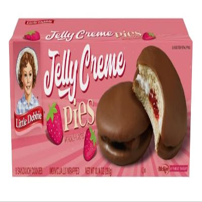 Little Debbie Jelly Creme Pies 10.14oz box, 8 per box (4 boxes)
