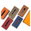 25 * 13 * 9CM Tissue Box Holder Large High-end Wooden Tissure Dispenser Solid Wood Leather Paper Cover view 1