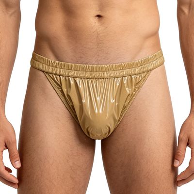 Freebily Men's Waterproof Incontinence Underwear Leak Proof Diaper Cover for Elderly Nursing Care Khaki 3X-Large