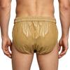Freebily Men's Waterproof Incontinence Underwear Leak Proof Diaper Cover for Elderly Nursing Care Khaki 3X-Large view 2