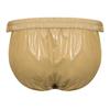 Freebily Men's Waterproof Incontinence Underwear Leak Proof Diaper Cover for Elderly Nursing Care Khaki 3X-Large view 4