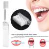 Decours 10Pcs Friendly Foldable Toothbrushes Hygienic Soft Bristles Compact Tooth Brush for Travel and Daily Use Soft Bristles Toothbrush view 2