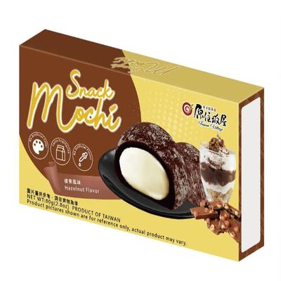 Asian Mochi Rice Cake Dessert Variety Pack, Soft & Chewy Japanese Style Sweet Snacks, Pistachio Dubai Chocolate, Vanilla, Tiramisu, Coconut Milk ,Strawberry Cheese,Hazelnut,Peanut & More, 8 Count per box