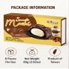 Asian Mochi Rice Cake Dessert Variety Pack, Soft & Chewy Japanese Style Sweet Snacks, Pistachio Dubai Chocolate, Vanilla, Tiramisu, Coconut Milk ,Strawberry Cheese,Hazelnut,Peanut & More, 8 Count per box view 2